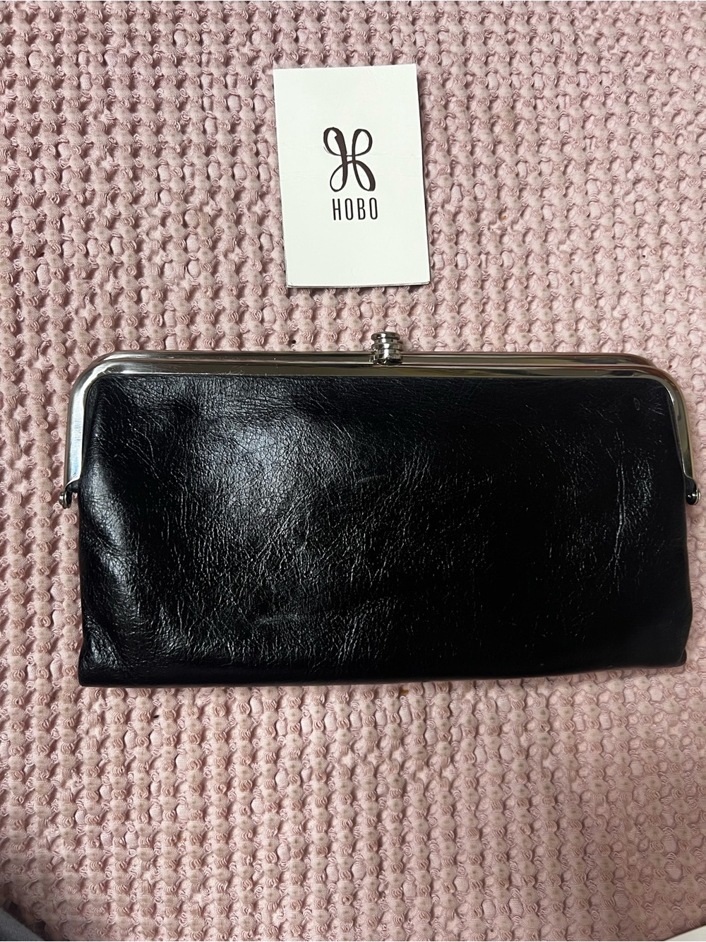 HOBO Lauren Clutch/Wallet Leather Black